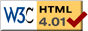 Validado según HTML 4.01